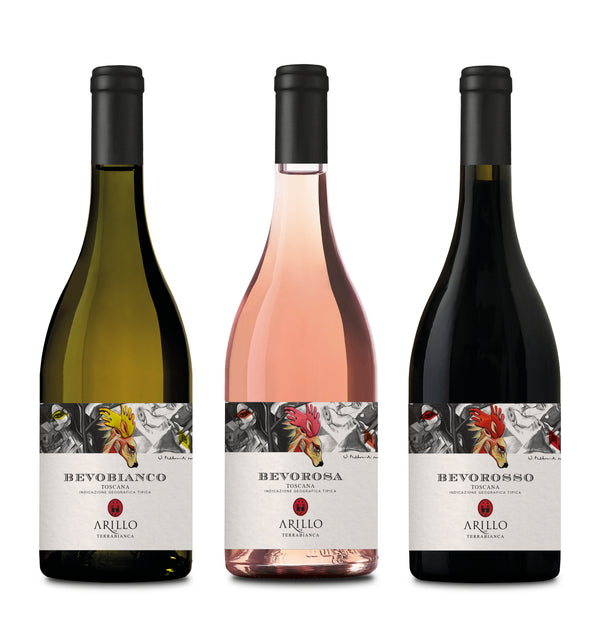 BEVO Rosso 2022 +Rossato+Bianco Maremma DOC 2024